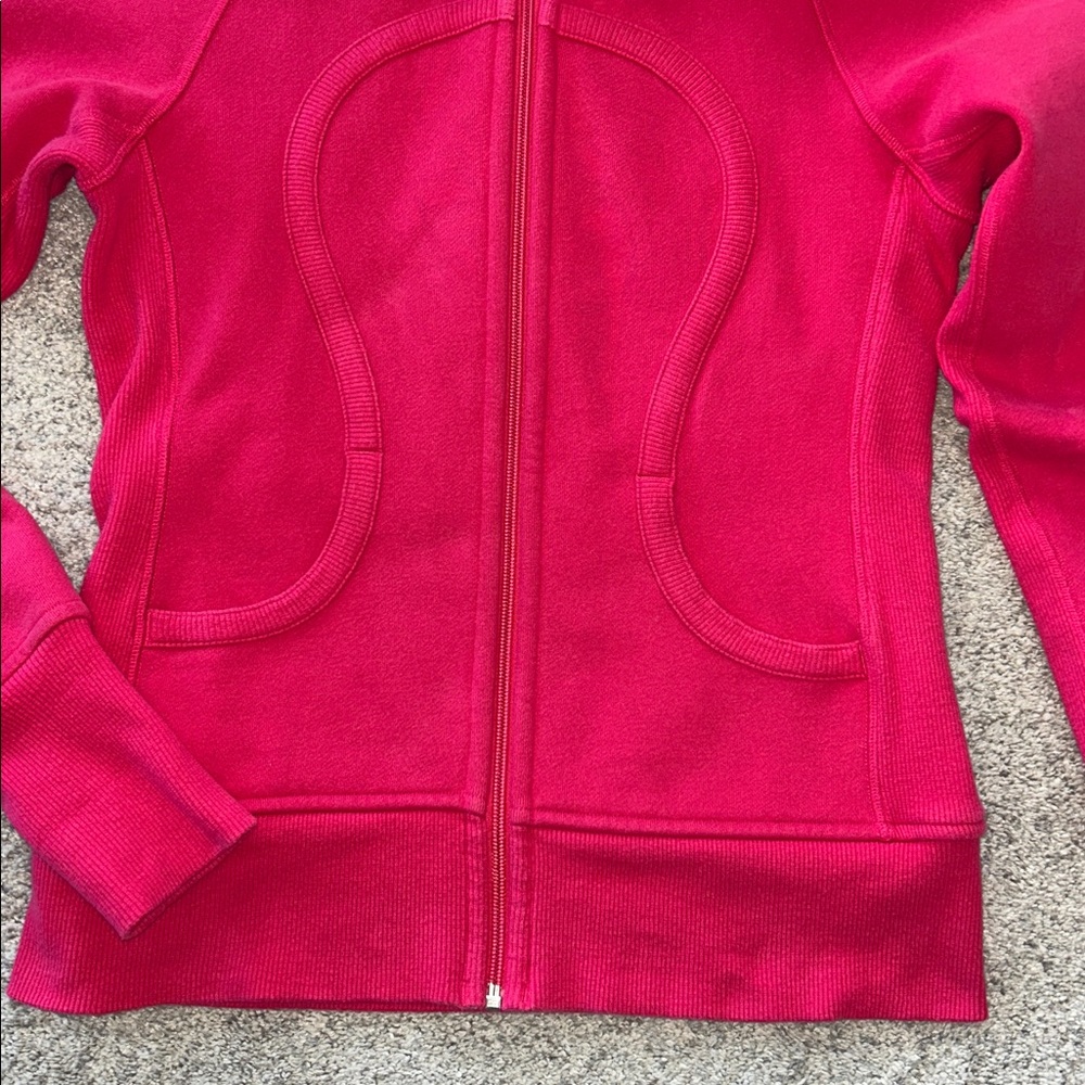 Lululemon Pink Hooded Zip-Up Jacket - Picture 4 of 7